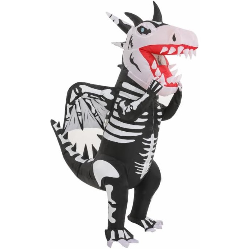 Inflatable Dinosaur Costume Adult - Halloween Inflatable Tyrannosaurus Costume Air Blowing