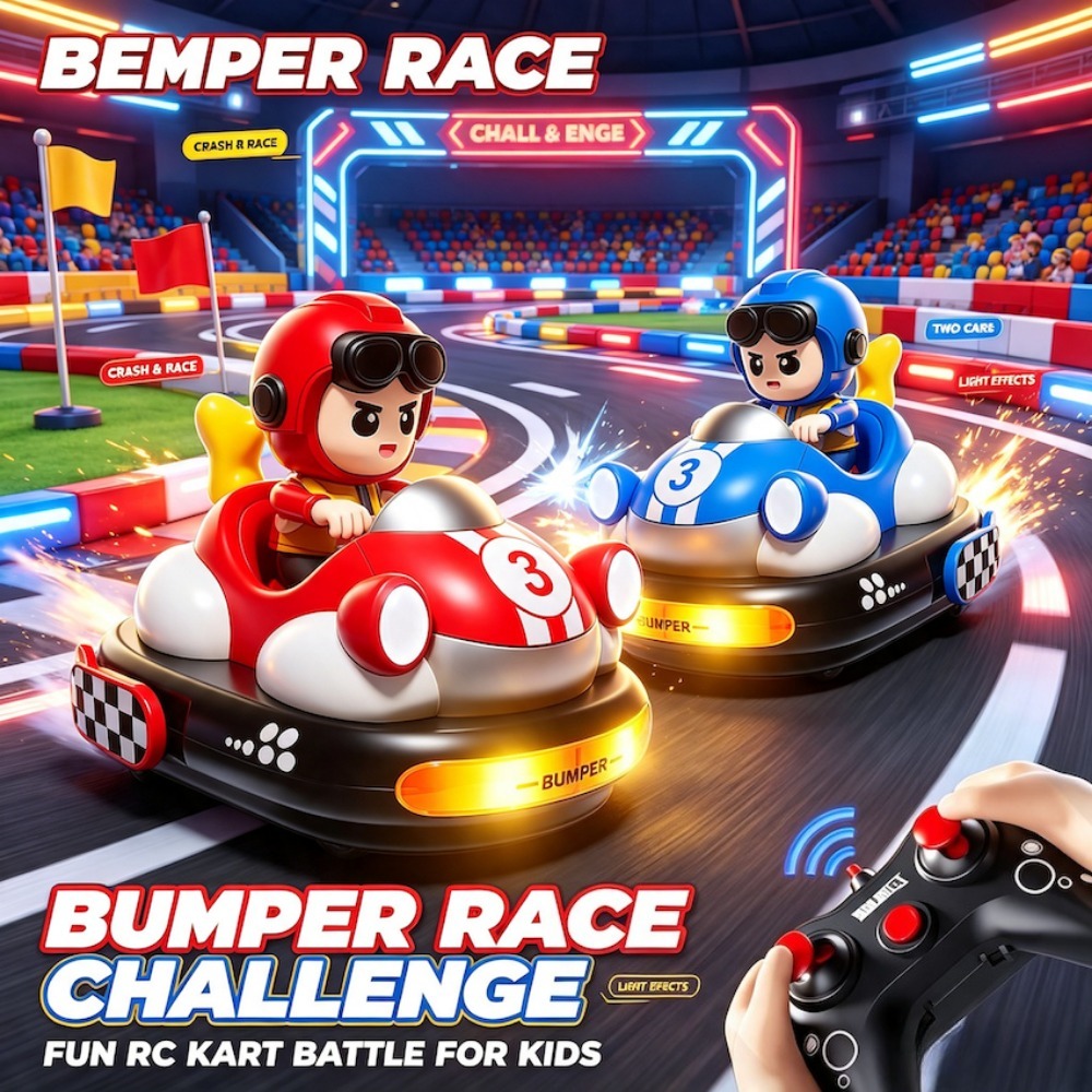 Novelty Gifts - RC Collision Bumper Car Toy 2