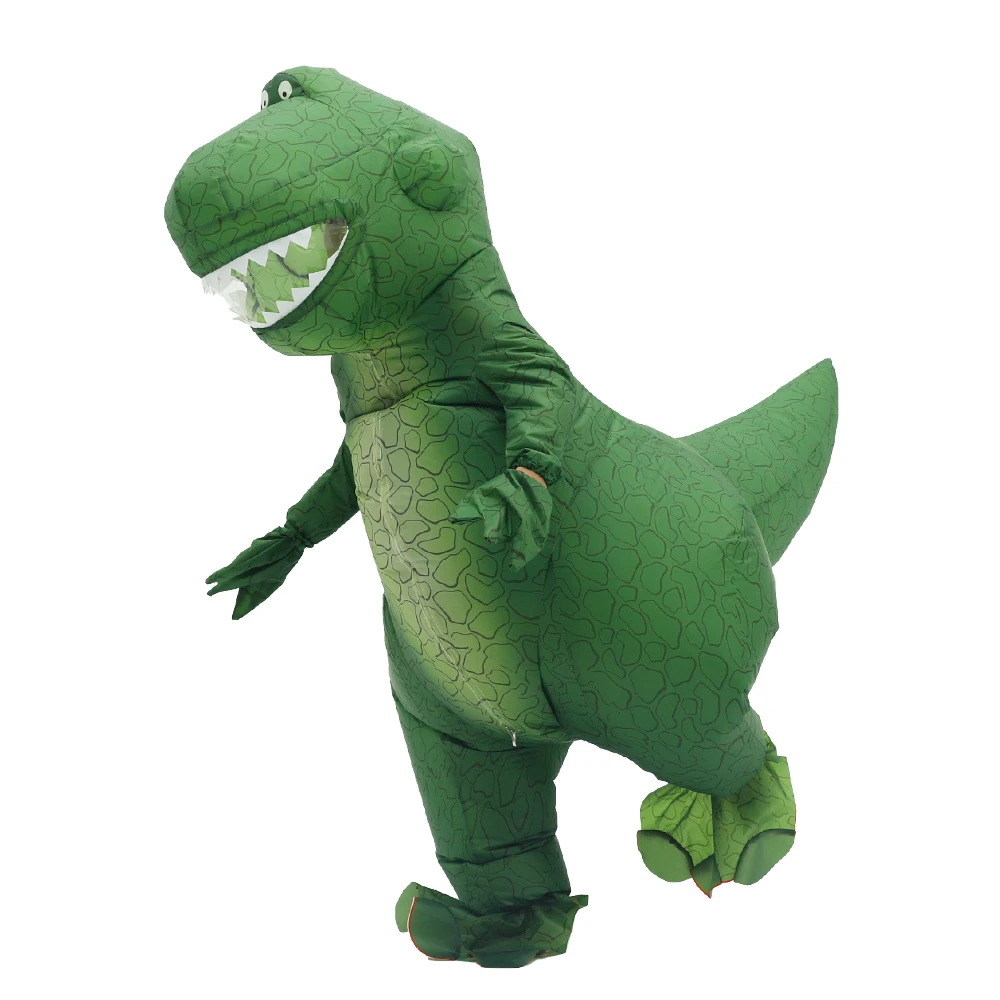 Green Dinosaur Inflatable Cost - огляд і ціна Inflatable Dinosaur Costume Adult