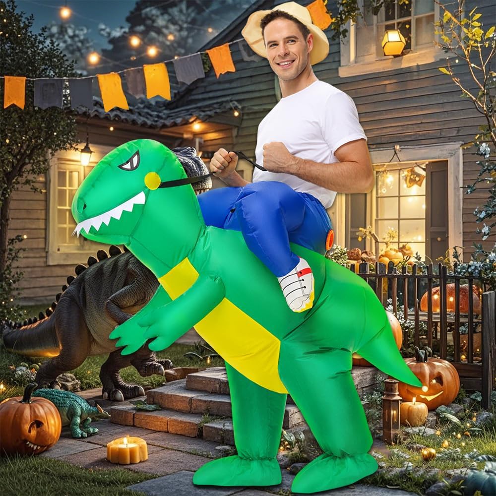 Inflatable Dinosaur Costume Ki - огляд і ціна Inflatable Dinosaur Costume Adult