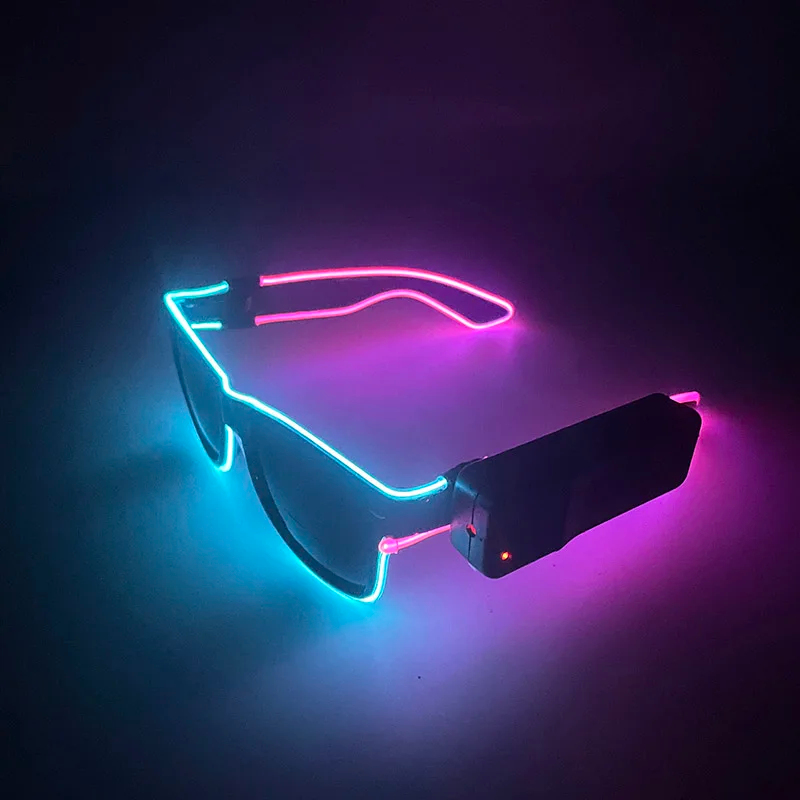 New Cool Wireless Glowing LED  - огляд і ціна Glow In The Dark Party Glasses