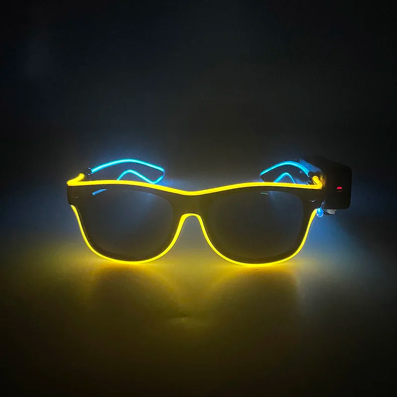 New Cool Wireless Glowing LED  - огляд і ціна Glow In The Dark Party Glasses