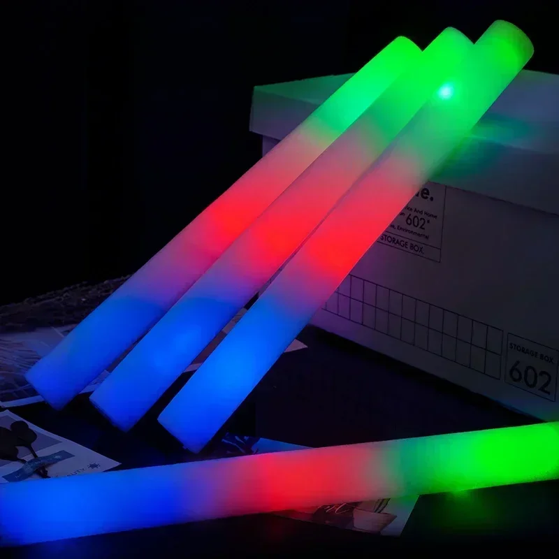 5/10/30pcs 4 Modes Colorful Fo - огляд і ціна Flashing Led Foam Sticks Party