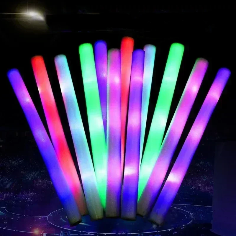 5/10/30pcs 4 Modes Colorful Fo - огляд і ціна Flashing Led Foam Sticks Party