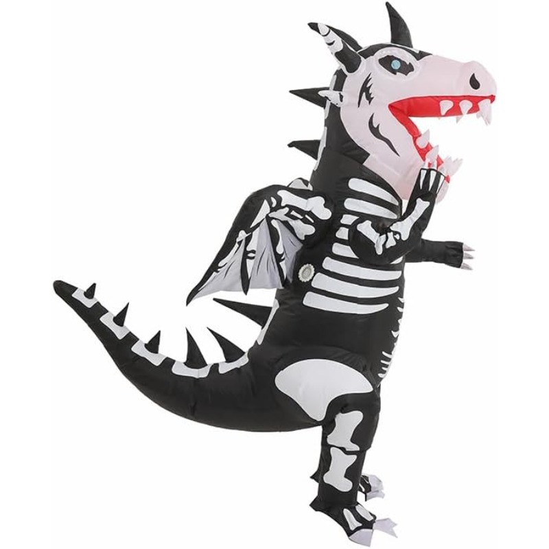 Halloween Inflatable Tyrannosa - огляд і ціна Inflatable Dinosaur Costume Adult