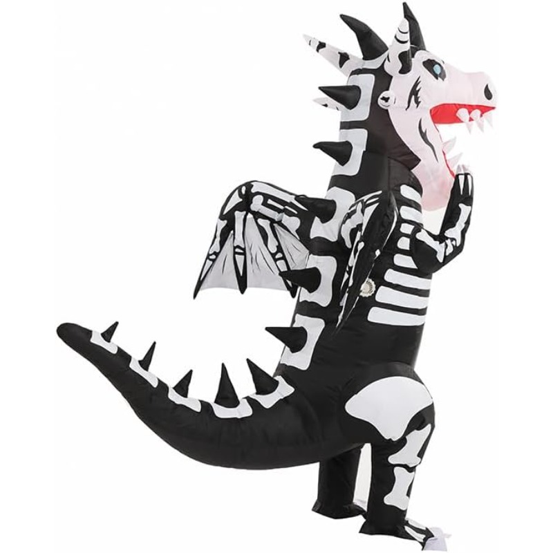 Halloween Inflatable Tyrannosa - огляд і ціна Inflatable Dinosaur Costume Adult