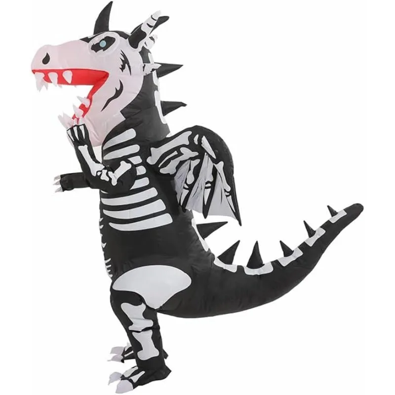 Halloween Inflatable Tyrannosa - огляд і ціна Inflatable Dinosaur Costume Adult
