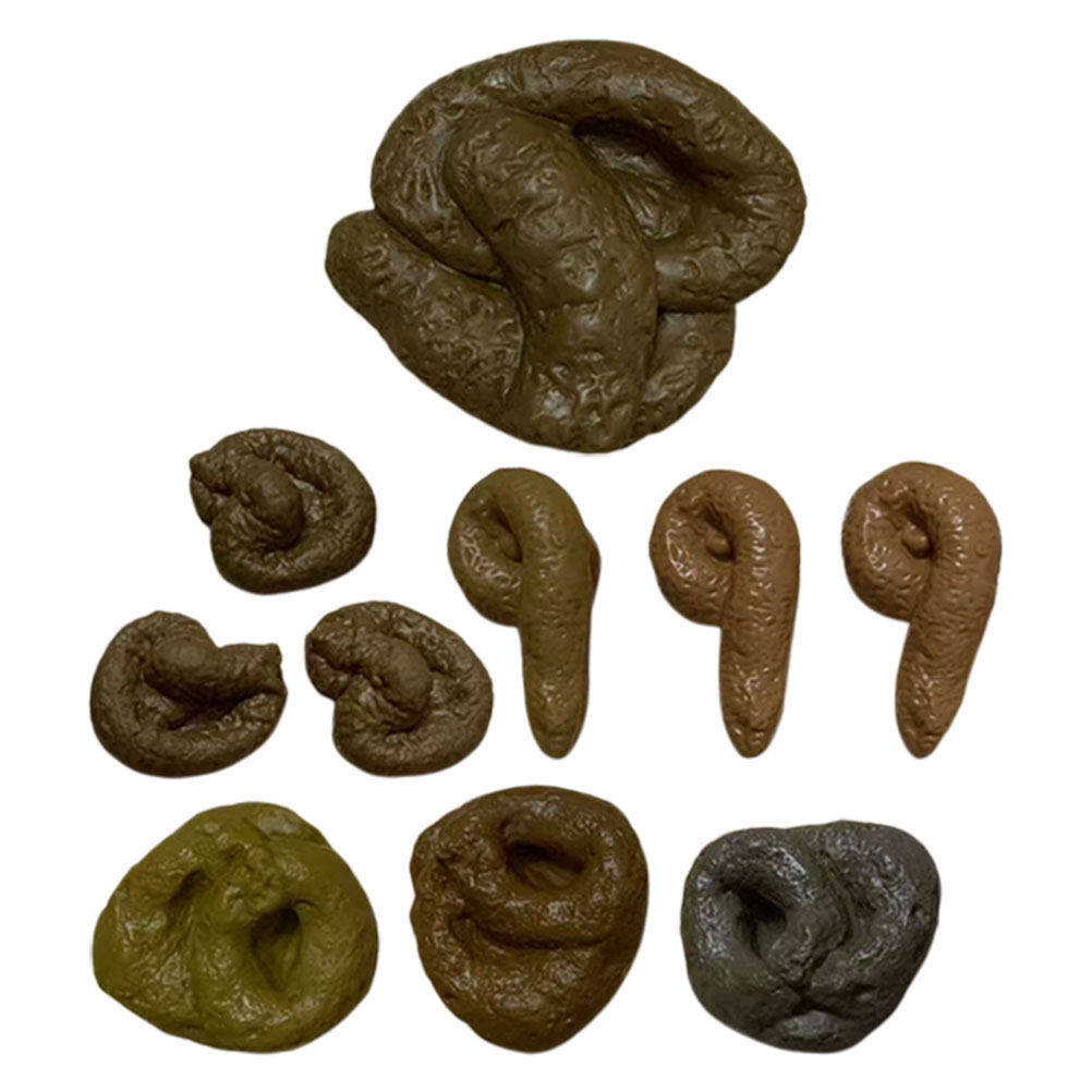 10Pcs Fake Poop Prank Set Apri - огляд і ціна Fake Poop Gag Gift