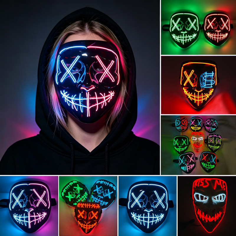 Professional Personalization L - огляд і ціна Led Purge Mask Halloween