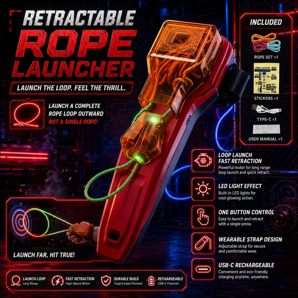 Rope Launcher Spider Web Shoot - огляд і ціна Novelty Gifts