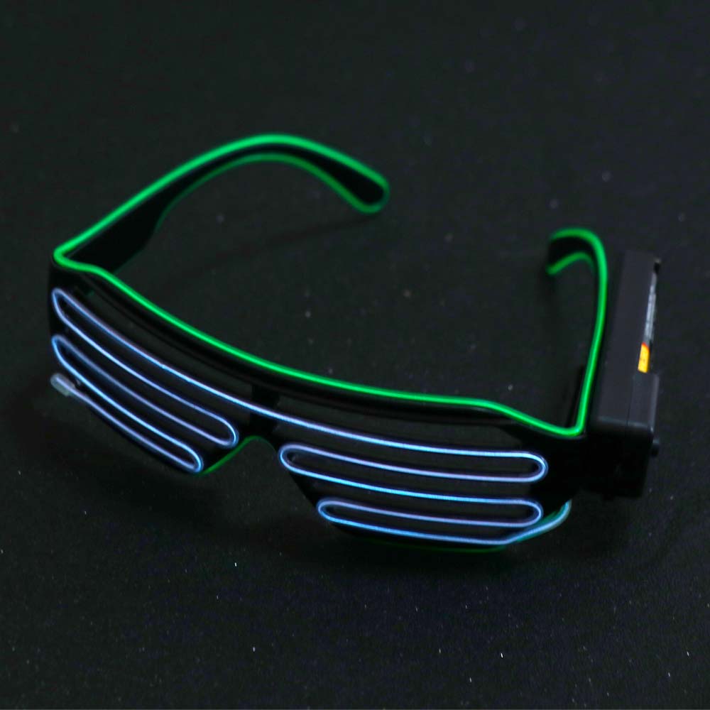 Fashion Wireless LED Glowing G - огляд і ціна Glow In The Dark Party Glasses