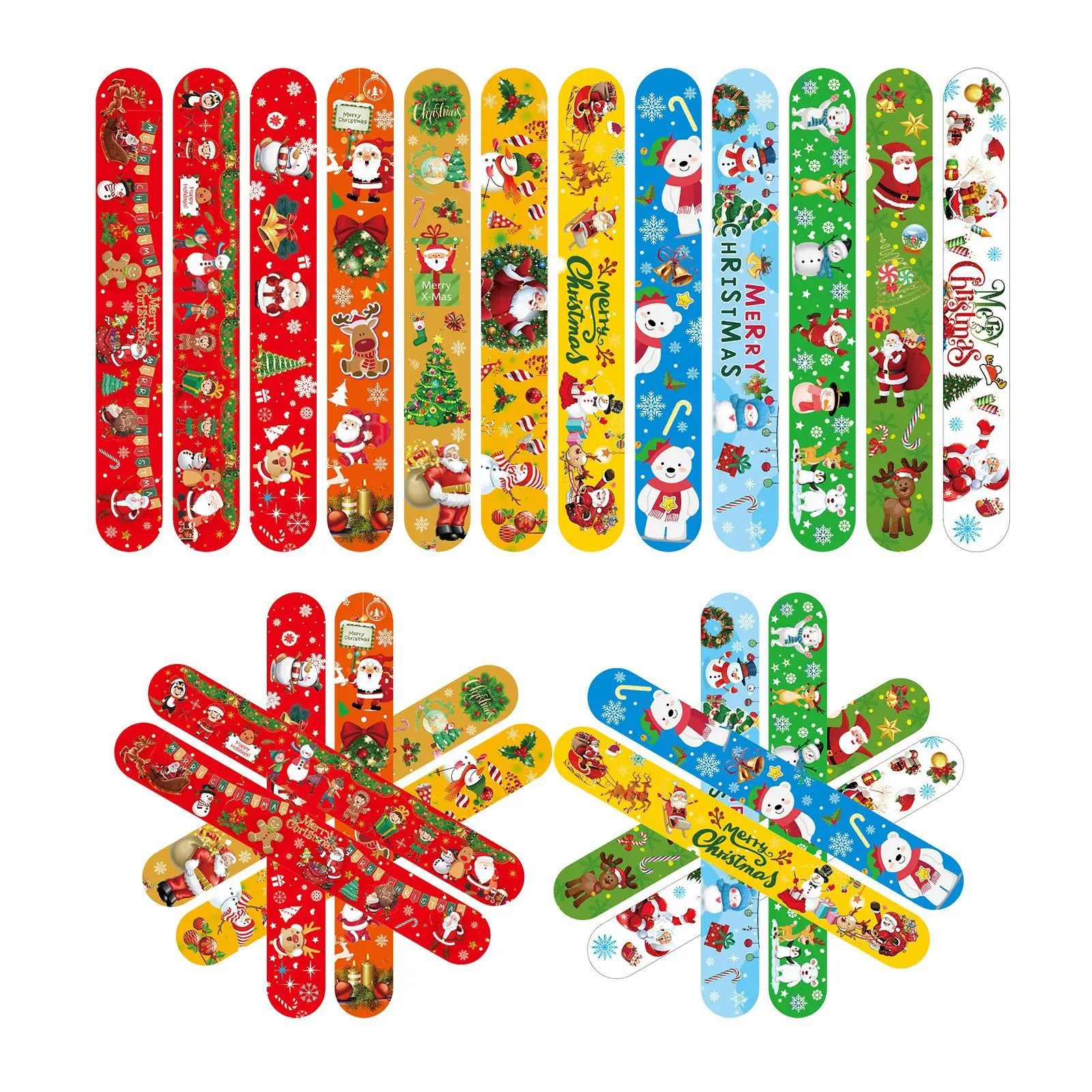 Christmas Slap Bracelets Chris - огляд і ціна Party Supplies