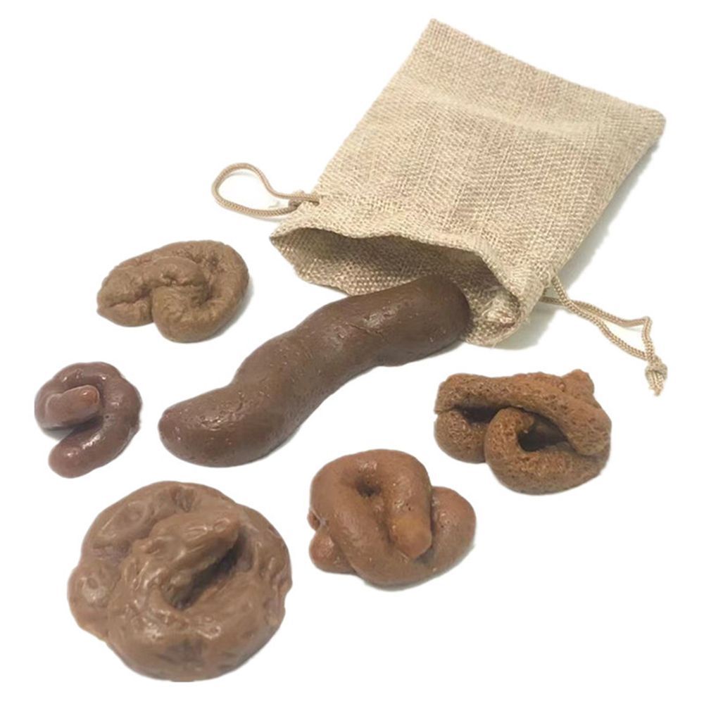 6Pcs Turd Tricky  Antistress F - огляд і ціна Fake Poop Gag Gift