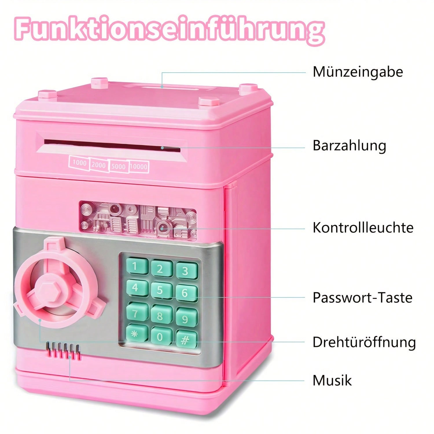 Kids Mini ATM Piggy Bank,Elect - огляд і ціна Novelty Gifts