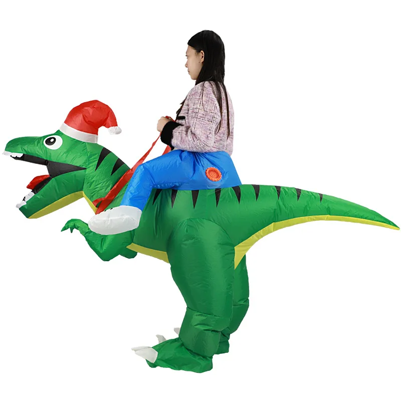 Tyrannosaurus Rex Christmas In - огляд і ціна Inflatable Dinosaur Costume Adult